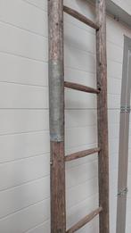 Houten originele plukladder 325cm hoog, trap, fruitladder, Antiek en Kunst, Ophalen