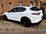 Alfa Romeo Stelvio exclusieve 2.0 320pk AT AWD 2019 Wit, Auto's, Automaat, 1995 cc, Zwart, 4 cilinders