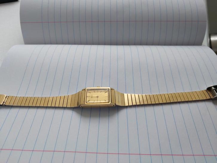 Vintage Seiko Dameshorloge Model 2C20-5830 Goud, Sieraden, Tassen en Uiterlijk, Horloges | Dames, Zo goed als nieuw, Polshorloge