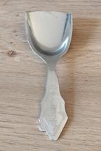 SUIKERSCHEPJE MET HUISJES*SUIKER LEPELTJE, Ophalen of Verzenden, Zo goed als nieuw, Rvs of Chroom, Vaatwasserbestendig