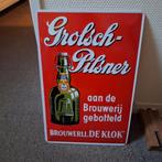 Grolsch bord, Verzamelen, Ophalen of Verzenden, Gebruikt, Reclamebord, Plaat of Schild, Grolsch