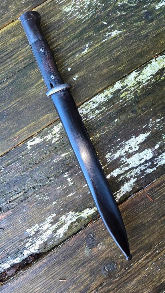 Duitse WO2 K98 bajonet, Verzamelen, Militaria | Tweede Wereldoorlog, Mes of Dolk, Duitsland, Ophalen of Verzenden