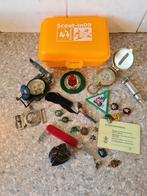 Scouting artikelen embleem gesp mes kompas fluit dasring, Verzamelen, Scouting, Ophalen of Verzenden, Zo goed als nieuw