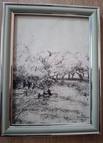 Theo Beerendonk  Ingelijste pentekening. Gesigneerd, Ophalen of Verzenden