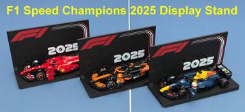 F1 Speed Champions 2025 Display Stand beschikbaar voor biedingen