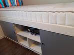 Halfhoogslaper kajutibed bed ikea Matras auping 90x200, Ophalen, Gebruikt, Eenpersoons, 200 cm