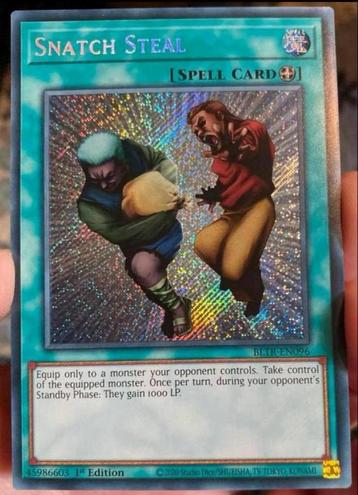 Yu-Gi-Oh! Snatch Steal BLTR 1st Ed M/NM ! beschikbaar voor biedingen