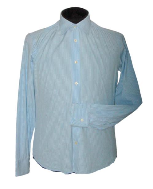 Etro overhemd, shirt, gestreept, blue, Mt. 39 / M, Kleding | Heren, Overhemden, Zo goed als nieuw, Halswijdte 39/40 (M), Blauw