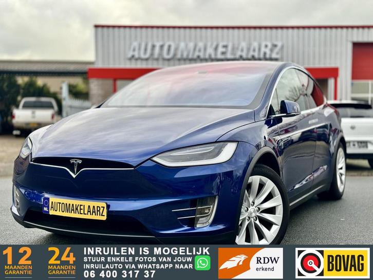 Tesla Model X 90D 6p FREE SUPERCHARGER SC01 gratis laden Tes, Auto's, Tesla, Bedrijf, Te koop, Model X, 4x4, ABS, Achteruitrijcamera