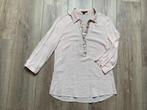 Comma blouse top met paillette hals lt. roze beige XS/34, Beige, Zo goed als nieuw, Maat 34 (XS) of kleiner, Comma