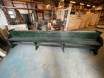 2 stuks antieke houten kerkbank 380x90x40cm., Ophalen