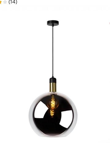 Lucide hanglamp Julius Fume 40 cm