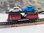 Modeltrein Ho marklin autotransporter met vw kevers, Ophalen of Verzenden, Wisselstroom, Wagon, Märklin