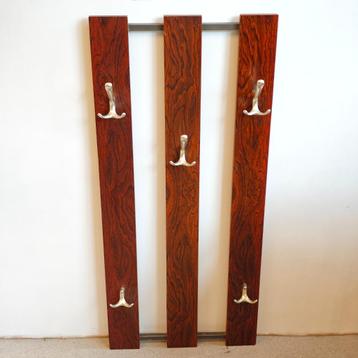 Vintage palissander wandkapstok beschikbaar voor biedingen