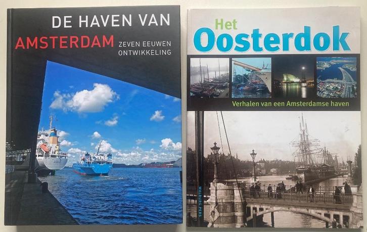 De haven van Amsterdam en Het Oosterdok, Verzamelen, Scheepvaart, Zo goed als nieuw, Boek of Tijdschrift, Motorboot, Ophalen of Verzenden