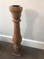 Baluster kandelaar, Ophalen of Verzenden, Gebruikt, Hout, 50 tot 75 cm