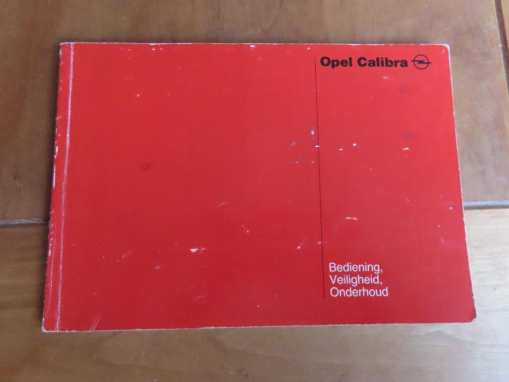 Instructieboek Opel Calibra 2.0i / 16V, Calibra 4x4 1990, Auto diversen, Handleidingen en Instructieboekjes, Ophalen of Verzenden