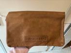 Cowboysbag clutch caramel kleur leer nieuwstaat!, Ophalen of Verzenden, Zo goed als nieuw, Bruin