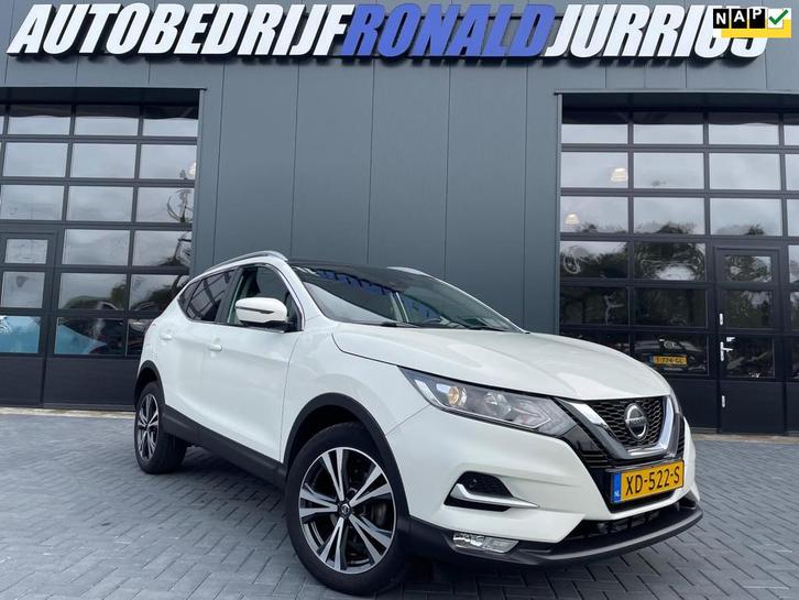 Nissan Qashqai 1.2 Tekna + Lage.km /Panoramadak/Automaat/Cam, Auto's, Nissan, Bedrijf, Te koop, Qashqai, 360° camera, ABS, Airbags