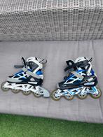 Heren skeelers mt 44 + vrouwen skeelers mt 39 + bescherming, Sport en Fitness, Ophalen, Heren, Salomon, Inline skates 4 wielen