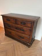 Mooie antieke commode / ladekast – massief hout, Ophalen, 100 tot 150 cm, Zo goed als nieuw, Minder dan 100 cm