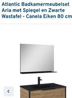 Spiegel 80x60 met planchet, Huis en Inrichting, Woonaccessoires | Spiegels, Ophalen, Nieuw, 75 tot 100 cm, Minder dan 100 cm