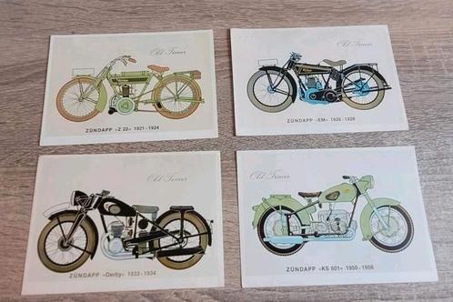 Zundapp 4 ansichtkaartjes Duits 50 jahre 1967., Fietsen en Brommers, Handleidingen en Instructieboekjes, Gebruikt, Verzenden