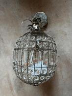 Elegante lamp met kristallen, Ophalen, Zo goed als nieuw, Elegant, Minder dan 50 cm