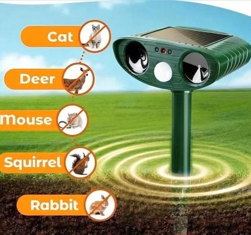Kattenverjager op zonne-energie (nieuw), Tuin en Terras, Bestrijdingsmiddelen, Nieuw, Ongediertebestrijding, Ophalen of Verzenden