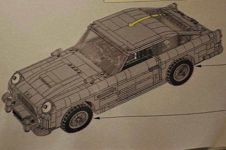 Lepin James Bond Aston Martin DB5 NIEUW 1297 bouwstenen, Kinderen en Baby's, Speelgoed | Bouwstenen, Nieuw, Overige merken, Ophalen of Verzenden