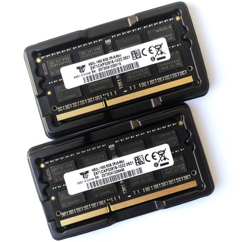 2x 8GB = 16GB DDR3 1600 MHz PC3-12800 SODIMM laptop geheugen, Computers en Software, RAM geheugen, Zo goed als nieuw, Laptop, 16 GB