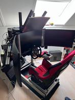 Complete high-end simrig – Fanatec, Sim-Lab, 3x 34” monitors, Computers en Software, Joysticks, Ophalen, Zo goed als nieuw, Fanatec