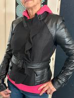 BCBG Max Azria leather jacket / blazer M / 38, Maat 38/40 (M), Zwart, Nieuw, Ophalen of Verzenden