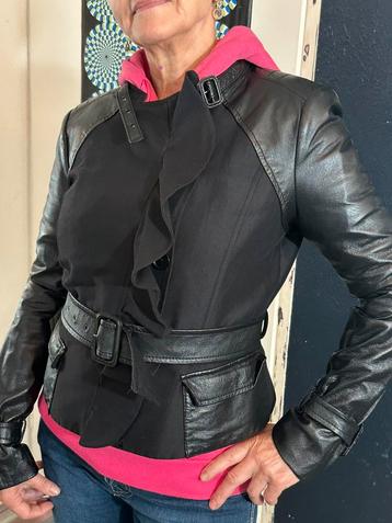 BCBG Max Azria leather jacket / blazer M / 38 beschikbaar voor biedingen