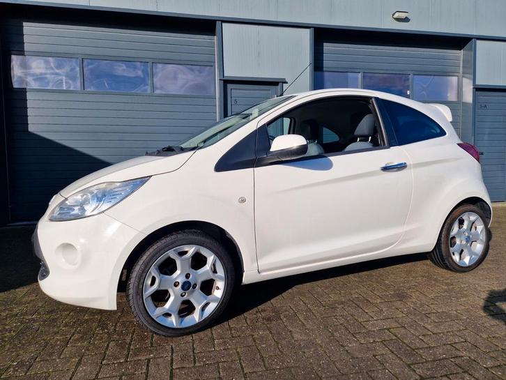 Ford Ka 1.2 69pk 2012 Wit Titanium, Auto's, Ford, Particulier, Ka, Benzine, B, Hatchback, Handgeschakeld, Origineel Nederlands