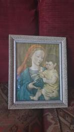 Religie ❤️ mooi Maria schilderij Maria met kindje, Antiek en Kunst, Antiek | Religie, Ophalen of Verzenden