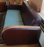 Leder Design Bank, Huis en Inrichting, Ophalen of Verzenden, Zo goed als nieuw, 75 tot 100 cm