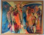 Modern schilderij met figuren, Antiek en Kunst, Ophalen