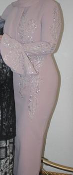 Prachtige avondjurk/galajurk poederroze kleur, Kleding | Dames, Ophalen of Verzenden, Zo goed als nieuw, Blauw, Galajurk
