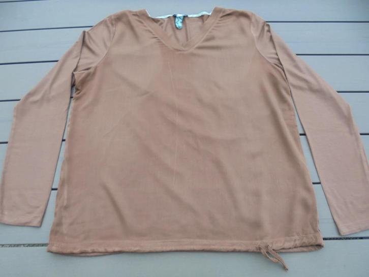 Bruin shirt STREET ONE, Kleding | Dames, T-shirts, Gedragen, Maat 38/40 (M), Bruin, Korte mouw, Ophalen of Verzenden