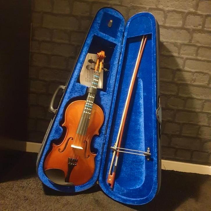 Viool in Nieuwe staat, Muziek en Instrumenten, Strijkinstrumenten | Violen en Altviolen, Nieuw, Viool, 3/4-viool, Met koffer, Ophalen of Verzenden