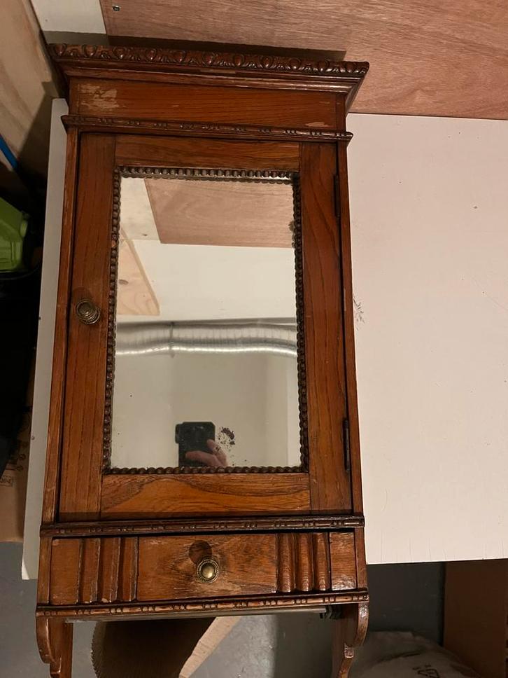 medicijnenkast, Huis en Inrichting, Woonaccessoires | Spiegels, Gebruikt, Minder dan 50 cm, Minder dan 100 cm, Rechthoekig, Ophalen of Verzenden