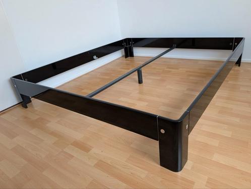 COMPLETE Auping Auronde 180 x 200  bed piano black, Huis en Inrichting, Slaapkamer | Bedden, Zo goed als nieuw, Tweepersoons, 180 cm