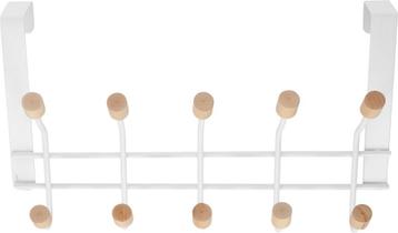 3x RVS deurkapstok met 10 haken beschikbaar voor biedingen