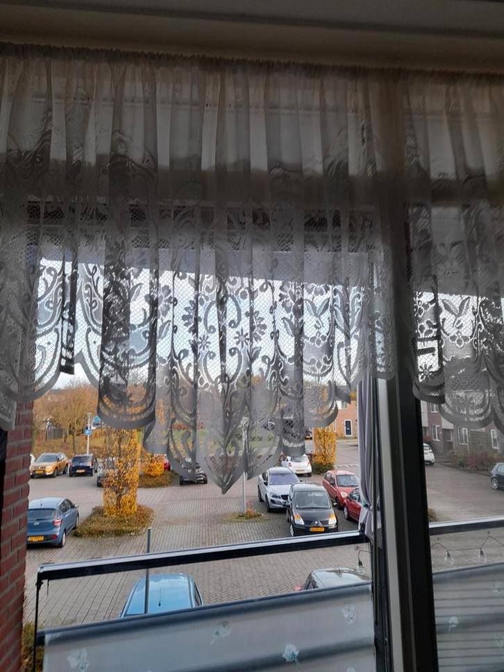 sierlijke boog valletjes met motief, Huis en Inrichting, Stoffering | Gordijnen en Lamellen, Zo goed als nieuw, Minder dan 100 cm