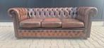 Chesterfield bank, Ophalen, Gebruikt, 125 cm of meer, .
