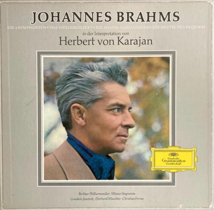 Johannes Brahms Herbert von Karajan 7LP Limited Edition, Cd's en Dvd's, Vinyl | Klassiek, Zo goed als nieuw, Classicisme, Kamermuziek
