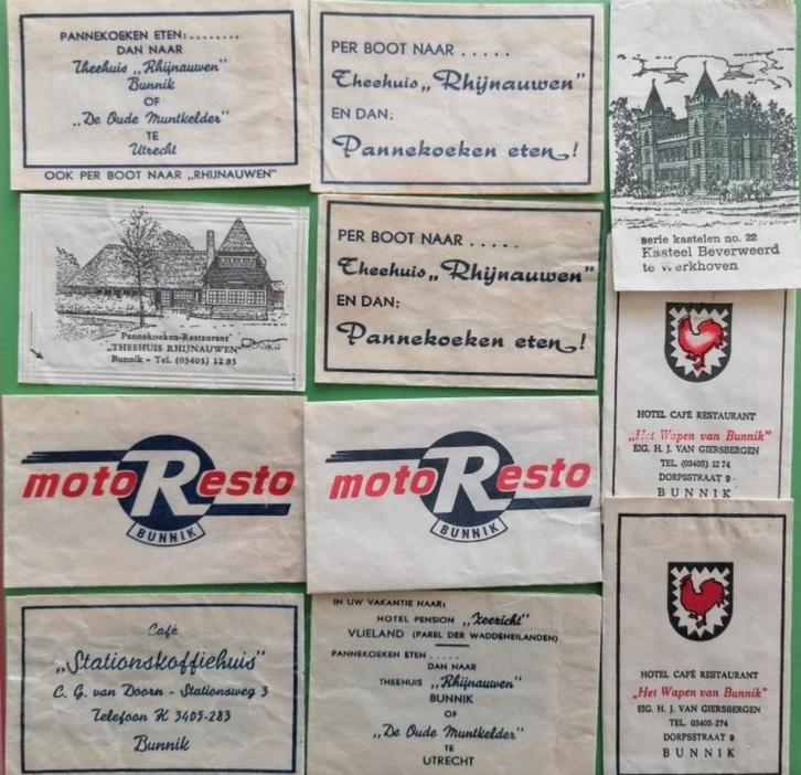 Bunnik 325, Verzamelen, Suikerzakjes, Verzenden