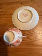 Aardewerk kop en schotel, Antiek en Kunst, Ophalen of Verzenden