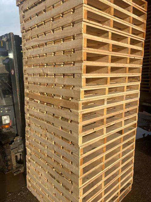 Gezocht dubbeldeks pallets 100x100 tot 108x108 volle vracht!, Doe-het-zelf en Verbouw, Hout en Planken, Gebruikt, Pallet, Overige houtsoorten
